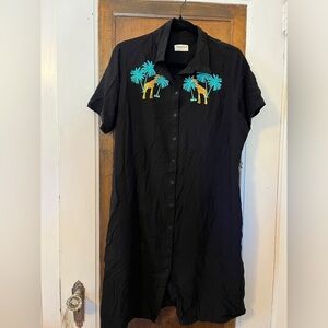 Be a Tropical Goth in This Dress!